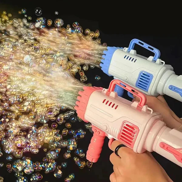 32-Hole Rocket Bubble Gun – Bubble Blaster for Kids