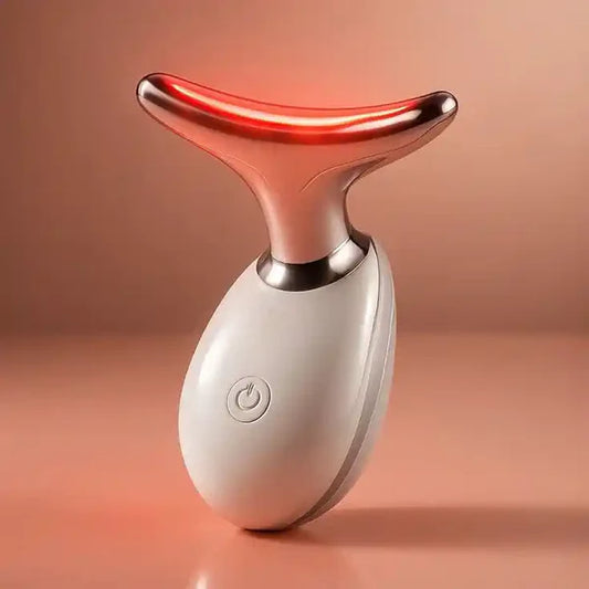 LED Face Lifting Massager — Skin Tightening & Anti-Wrinkle Care (Rechargeable & Portable)