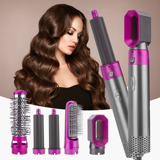 5-in-1 Hot Air Hair Styler Dry, Curl, Straighten & Add Volume with One Tool