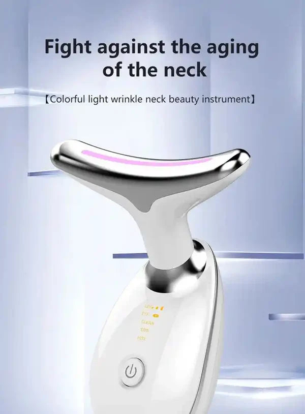 LED Face Lifting Massager — Skin Tightening & Anti-Wrinkle Care (Rechargeable & Portable)