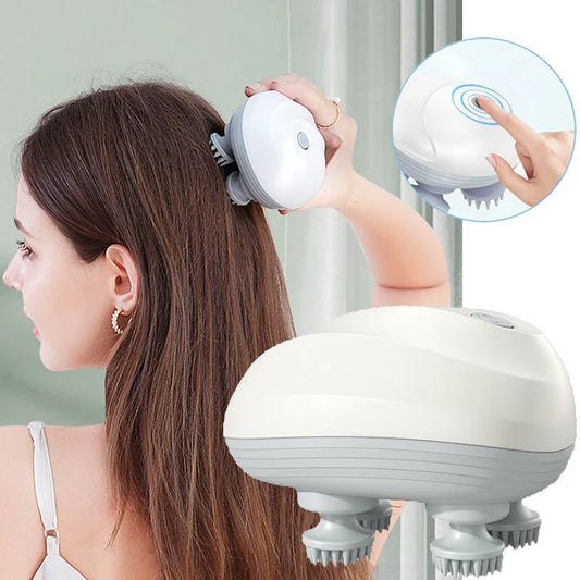 Rechargeable Head Massager – Portable Scalp & Hair Massage Tool