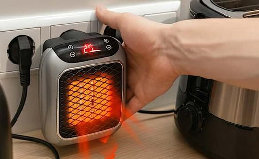 Mini Plug-in Room Heater with Overheat Protection