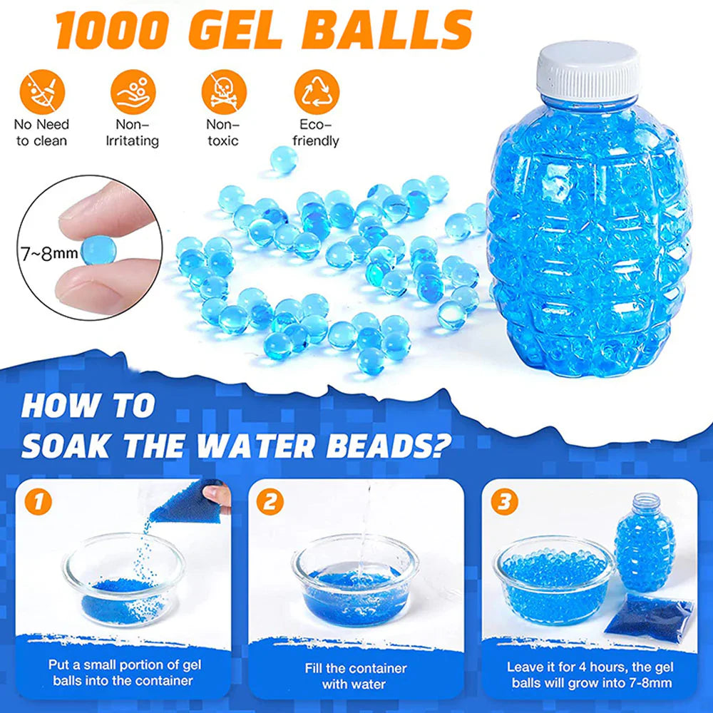 Rechargeable Automatic Orbees Gel Blaster Toy Gun