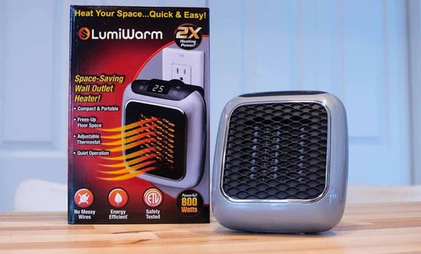 Mini Plug-in Room Heater with Overheat Protection