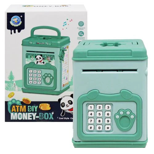 Digital Money Bank  Kids Smart ATM Machine with Fingerprint Lock