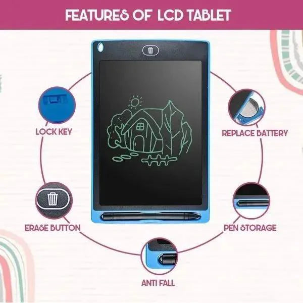 LCD Writing Tablet for Kids – Digital Drawing & Doodle Pad
