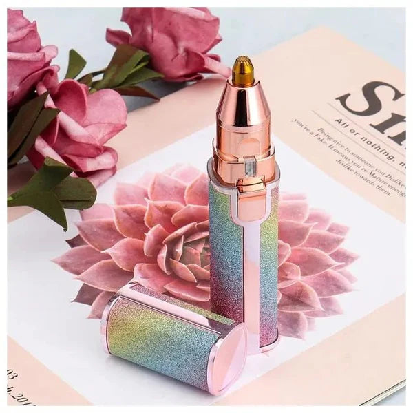 Rechargeable Eyebrow Trimmer & Facial Hair Shaver for Women