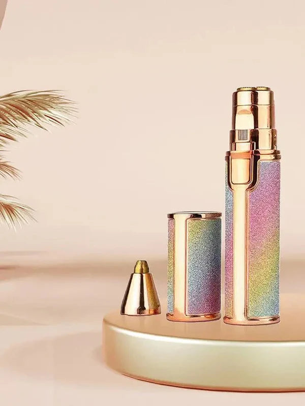 Rechargeable Eyebrow Trimmer & Facial Hair Shaver for Women