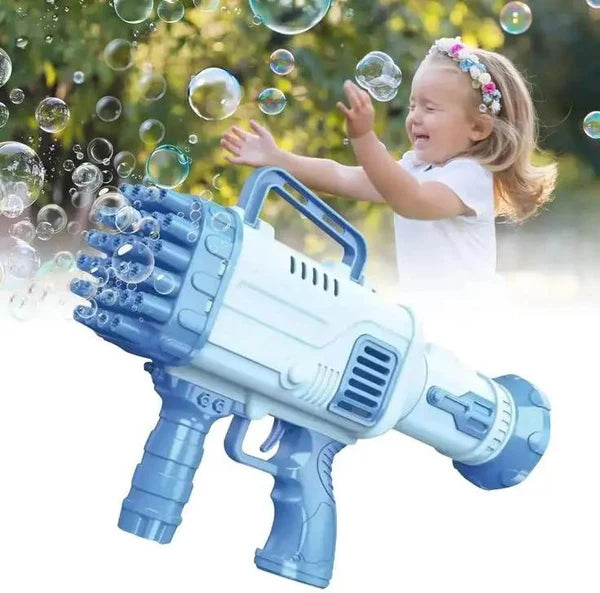 32-Hole Rocket Bubble Gun – Bubble Blaster for Kids