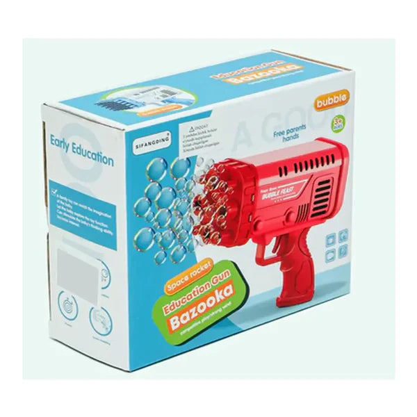 36-Holes 2-in -1 Bazooka Bubble Gun for Kids! (Ages 3+)