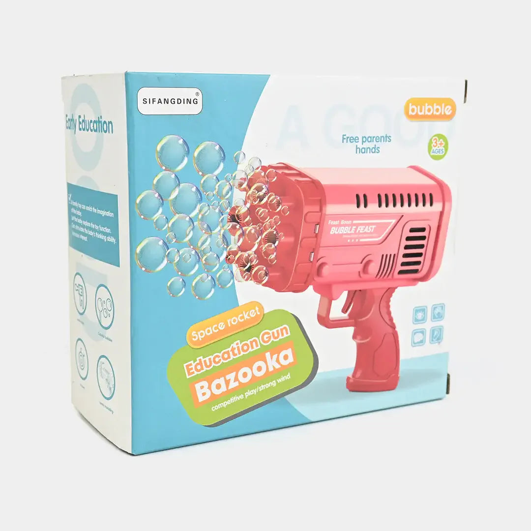 36-Holes 2-in -1 Bazooka Bubble Gun for Kids! (Ages 3+)