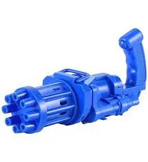 8-Hole Bubble Gun Machine for Kids – Automatic Gatling Bubble Blower Toy with Bubble Liquid