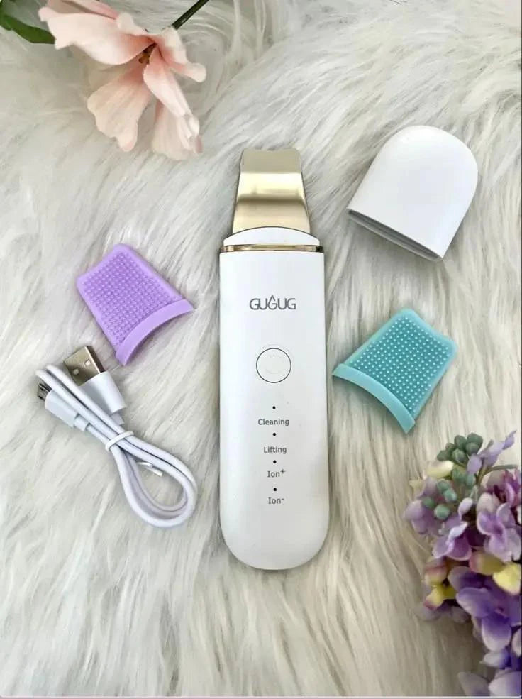 Ultrasonic Skin Scrubber Deep Face Cleaning Machine, Remove Dirt & Blackhead