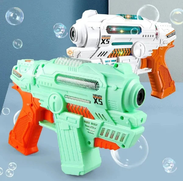 Bubble Gun with Light & Sound – Mega Bubble Fun for Kids! (Ages 3+)