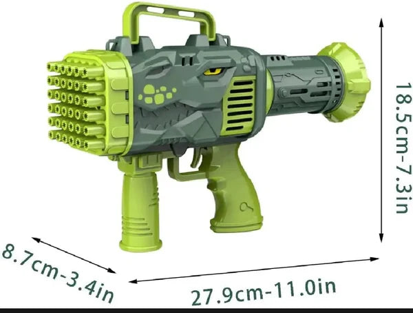 Dinosaur Rocket Launcher Bubble Gun
