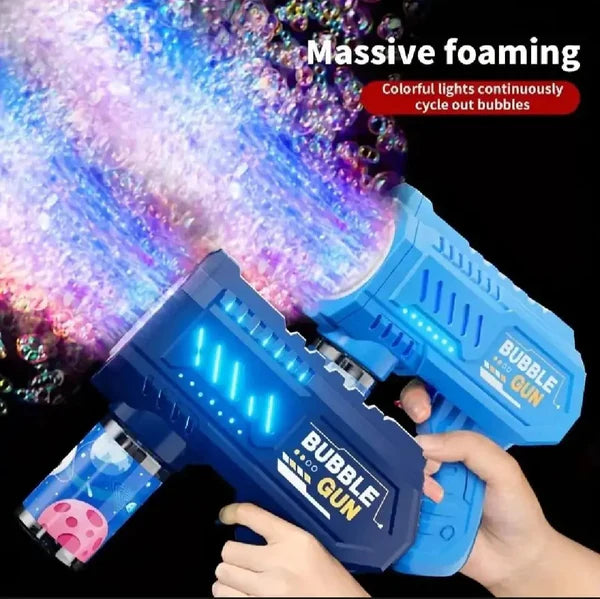 Electric Bubble Gun with LED Lights – Automatic Bubble Blaster for Kids  Outdoor Fun Toy