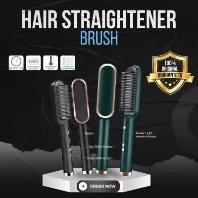 Electric Hair Straightening Comb – Fast Heating, Free Styling