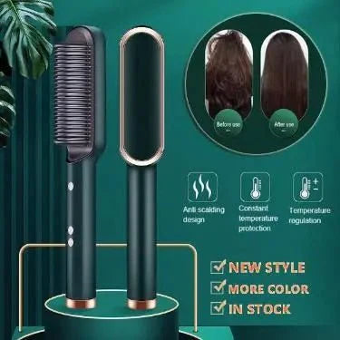 Electric Hair Straightening Comb – Fast Heating, Free Styling