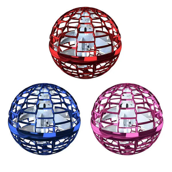 FlyNova Flying Spinner Ball – Rechargeable LED Hover Toy for Kids & Adults