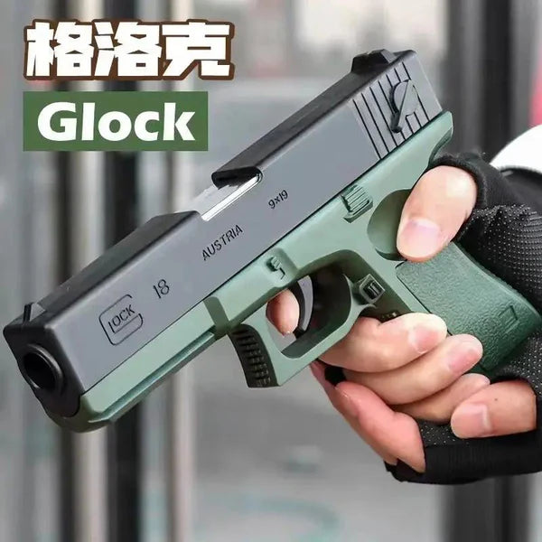 Glock Soft Bullet Toy Gun Shell Ejection Blaster - Fun & Safety