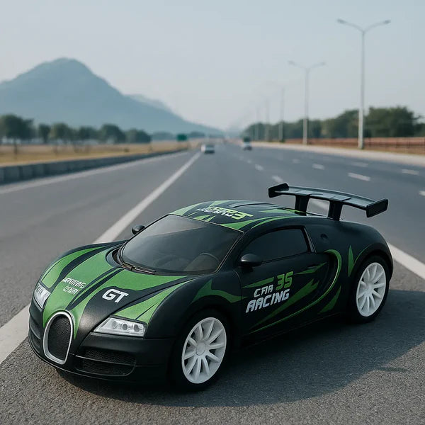GT Sports RC Car with Rear Water Spray – Rechargeable Racing Car