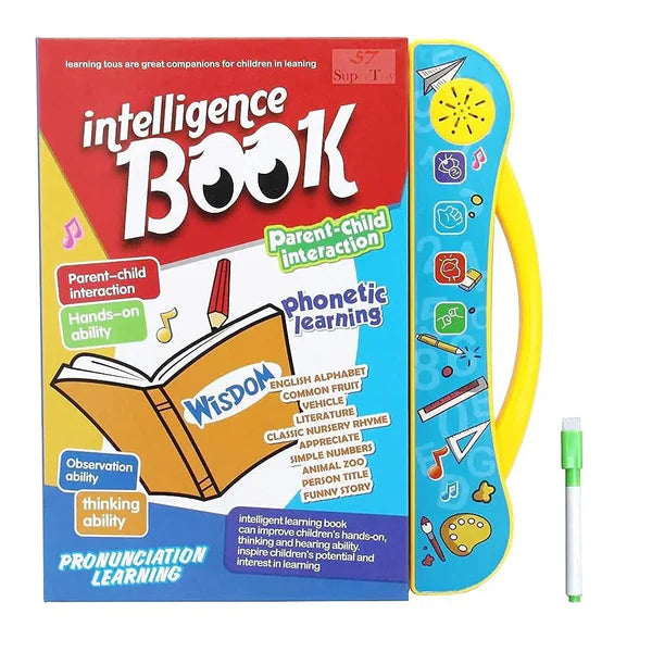 Intelligence Learning Book for Kids – Early Education Sound Book  Interactive English Study E-Book