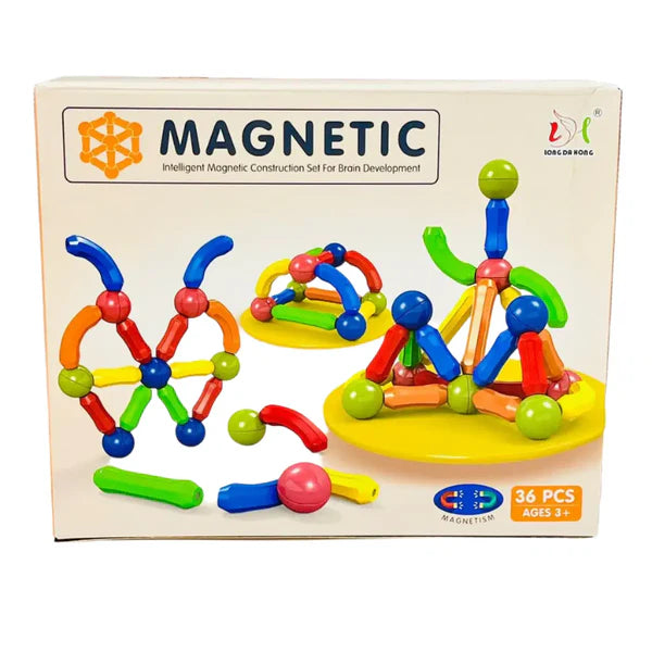 Magnetic Building Blocks Set – Brain Development Toy for Kids STEM DIY Learning