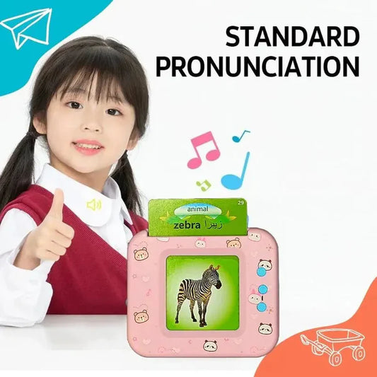 Misen Rechargeable English & Urdu Smart Flash Card Reader for Kids