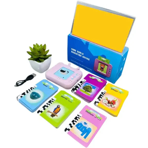 Misen Rechargeable English & Urdu Smart Flash Card Reader for Kids