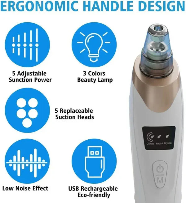 Blackhead Remover | 5-in-1 Deep Pore Cleansing Tool