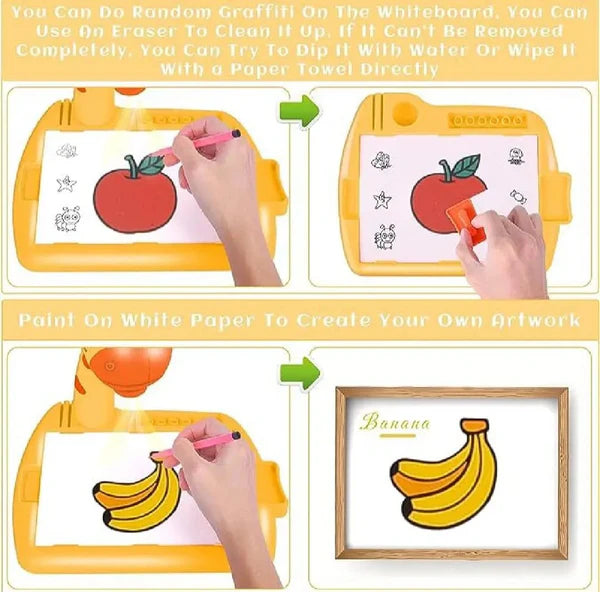 Projector Writing & Drawing Board for Kids – Interactive Educational Toy