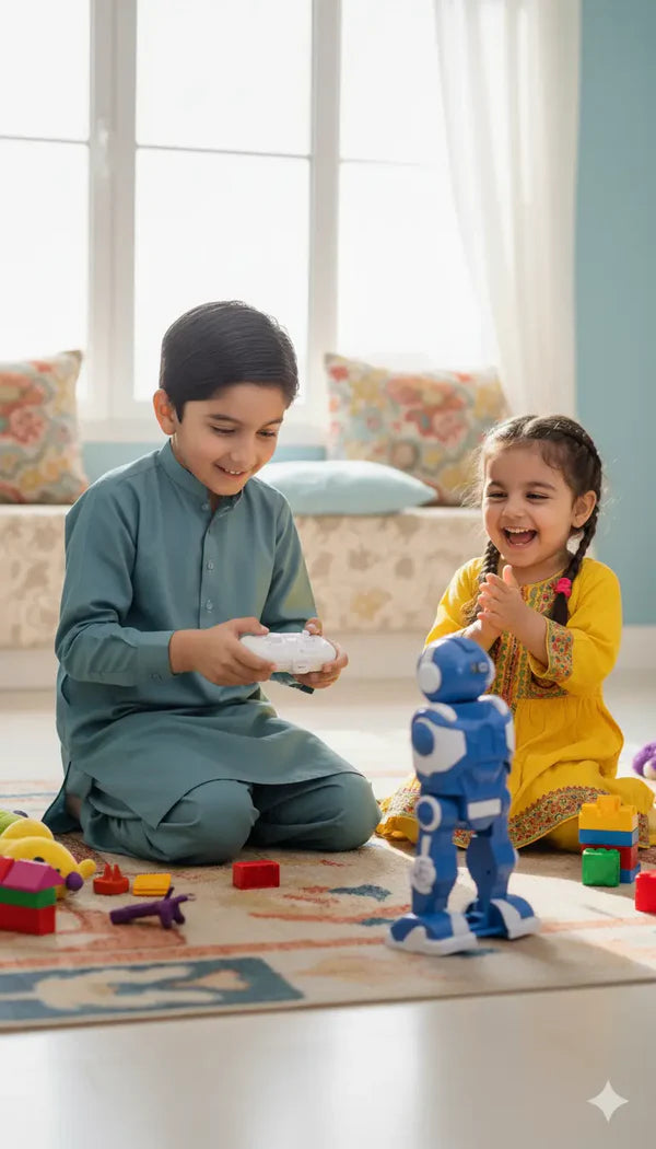 RC Cool Robot Toy for Kids - Forward, Backward, Stop Movement