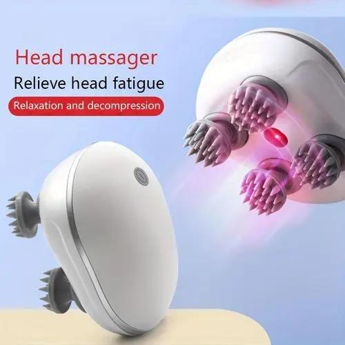 Rechargeable Head Massager – Portable Scalp & Hair Massage Tool