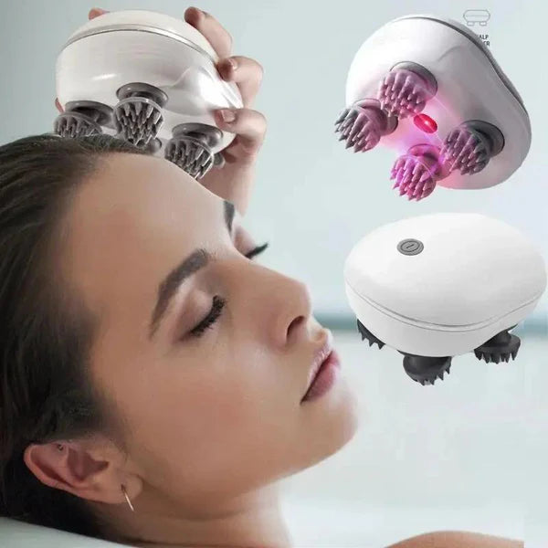 Rechargeable Head Massager – Portable Scalp & Hair Massage Tool