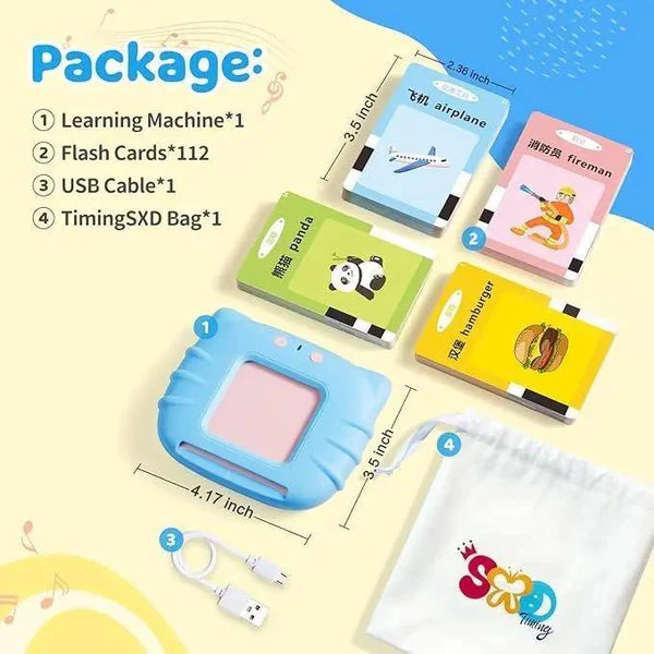 Rechargeable Smart Flash Card Reader for Kids