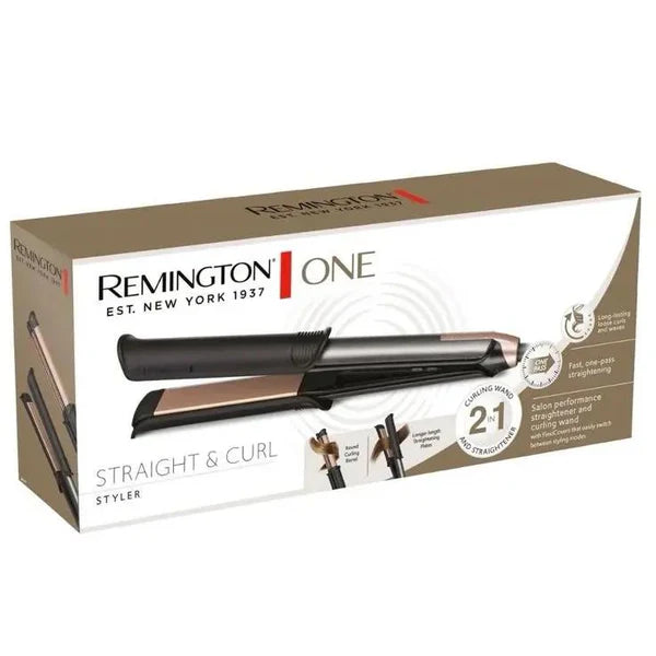 Remington 2 in 1 Hair Straightener & Curler – Professional Styling Tool  Sleek & Curl