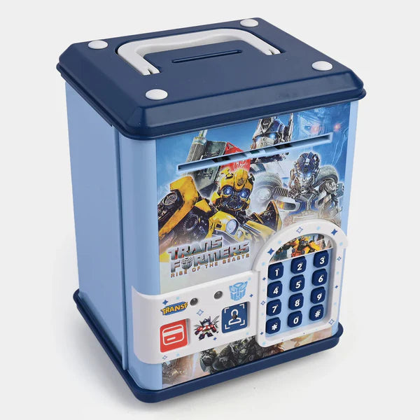 Digital Money Bank  Kids Smart ATM Machine with Fingerprint Lock